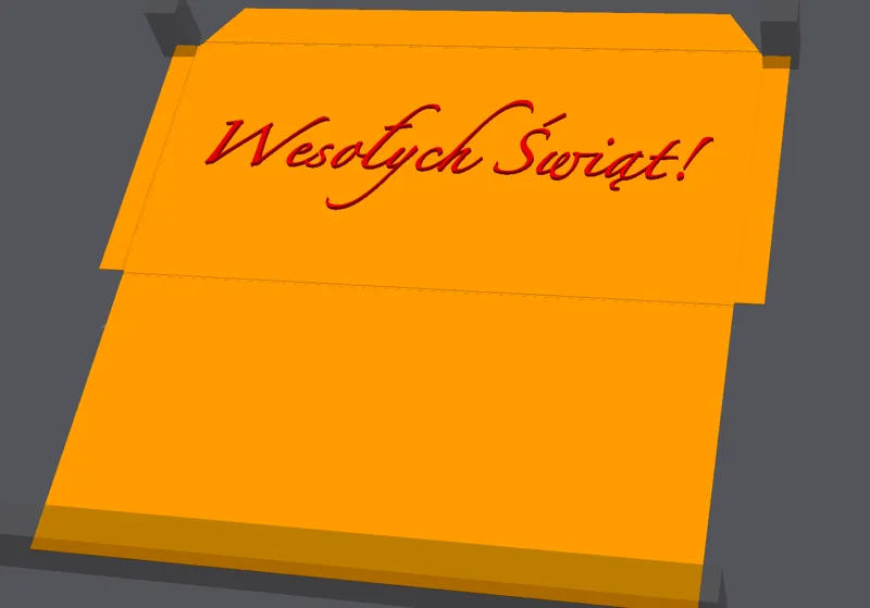 Koperta DL Wesołych Świąt! - Envelope DL - Polish