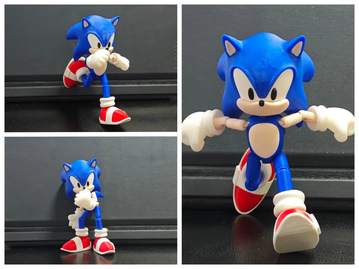 Dekorative Sonic Cat-Figur, besonderes Design, Geschenkfigur, Sammlerstück, Ornament