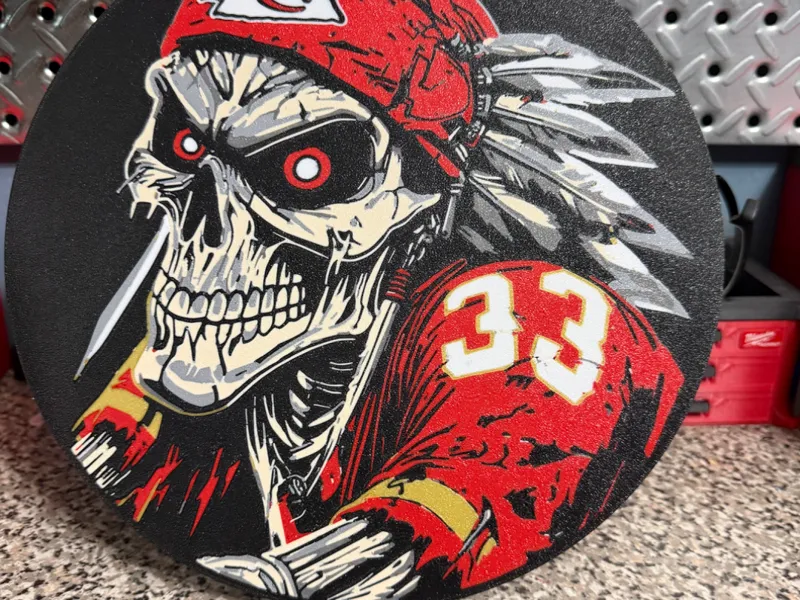 KC CHIEFS light box pic no light required