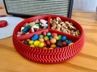 S-Curve Catch All / Snack Bowl - 3x Tray Designs