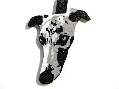Whippet Keychain