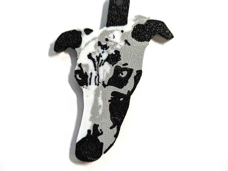 Whippet Keychain