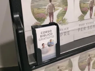 JW card holder for literature cart