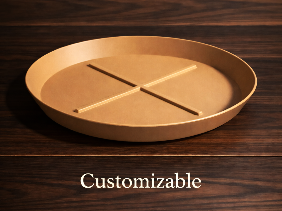 Plant Pot Tray, Plate Customizable 