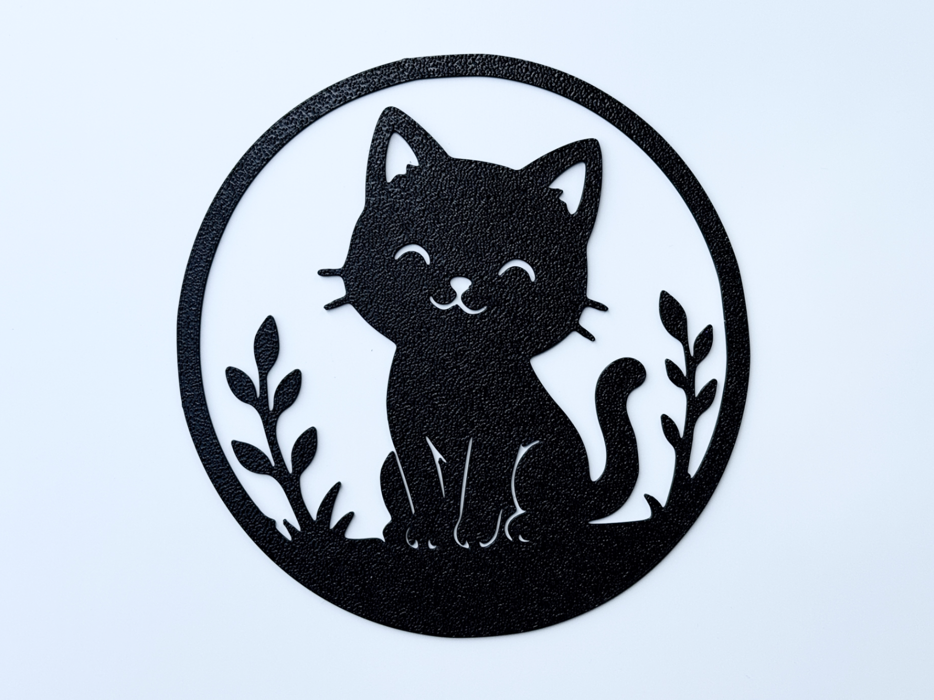Cute cat wall art decoration