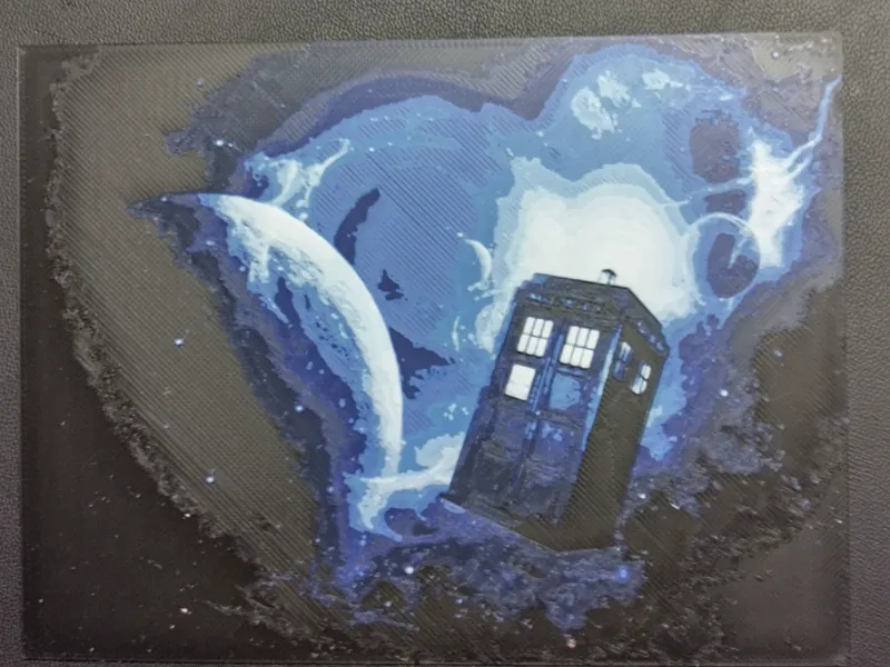 HueForge Tardis in Space