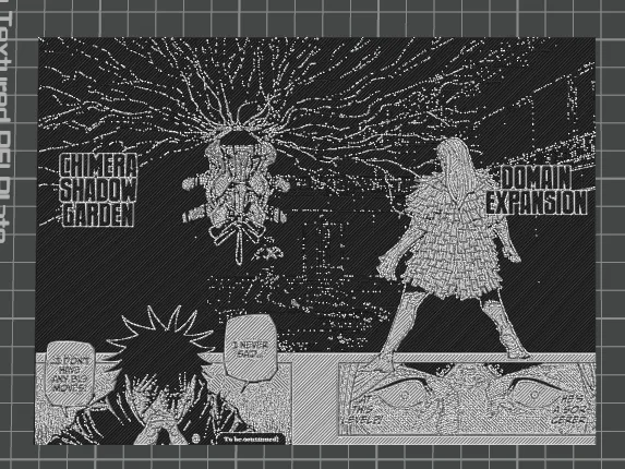Manga Panel jujutsu kaisen Chimera shadow garden