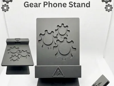 Gear Phone Stand