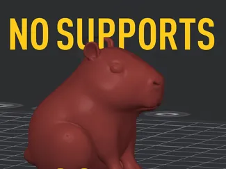 Capibara - carpincho sin soporte para llavero