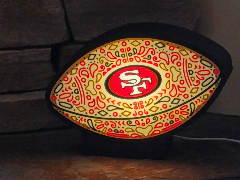 SF 49ers Football LightBox