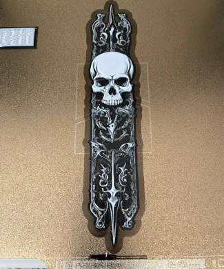 skull bookmark
