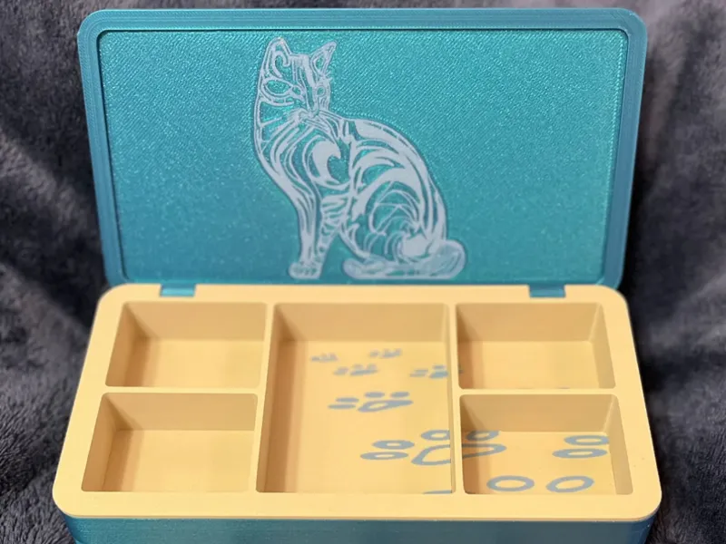 Cat Theme Jewelry Box - AMS