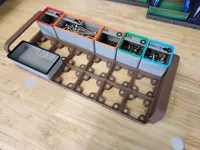 Plateau Gridfinity avec poignées, base 6x3 — photo 1