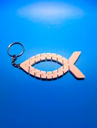 Porte-clés poisson articulé — photo 3