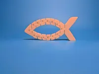 Porte-clés poisson articulé — photo 4
