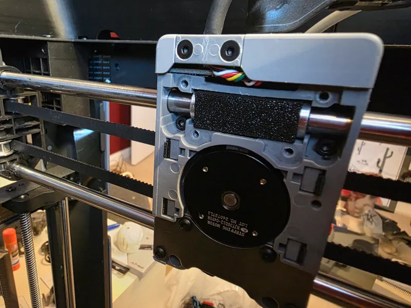 Flashforge extruder rail bushing tensioner