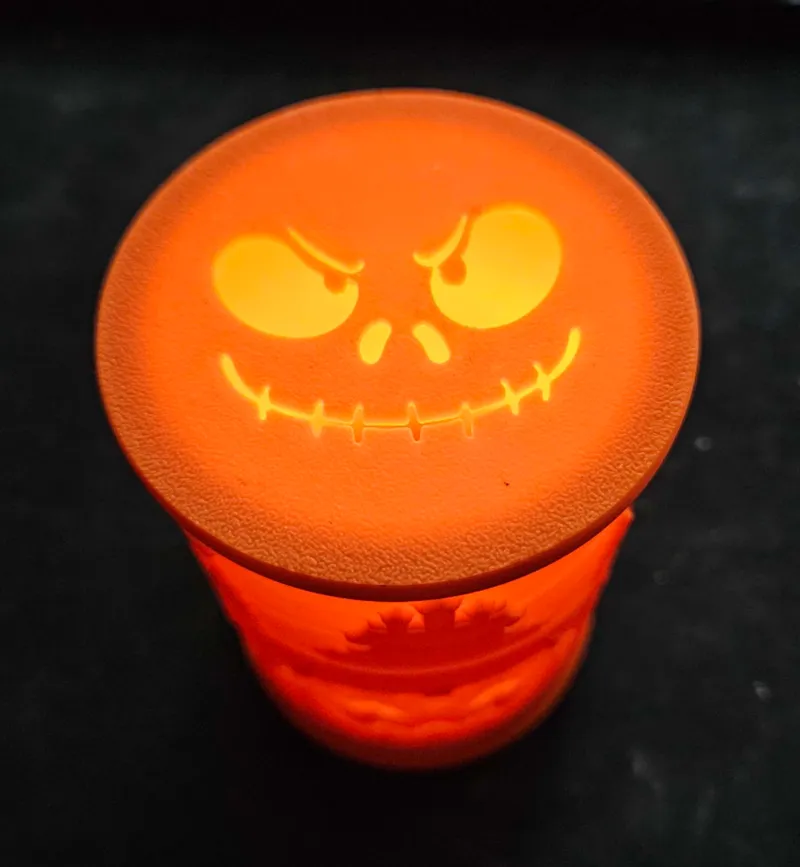 Halloween Litho Teelicht