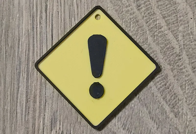 Warning pictogram GHS07 - Health hazard