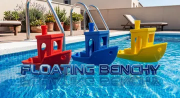 Modelo para impresión 3D: big floating benchy — vista de referencia 3