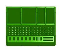 Organiseur de bureau Gridfinity robuste avec rangement USB V2.0 — photo 1