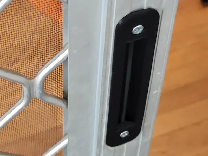 Flyscreen Door sliding handle