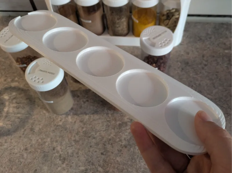 Insert for pull out spice rack - d:49mm jars