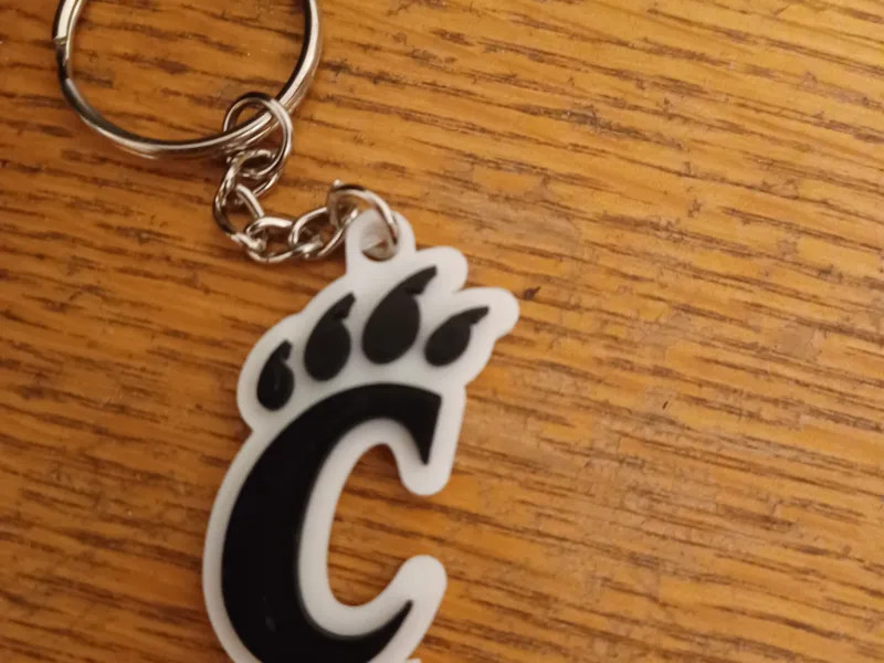 Cincinnati Bearcats Keychain