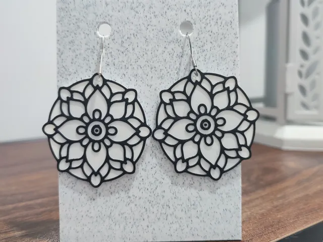 Aretes Dalia Bicromía