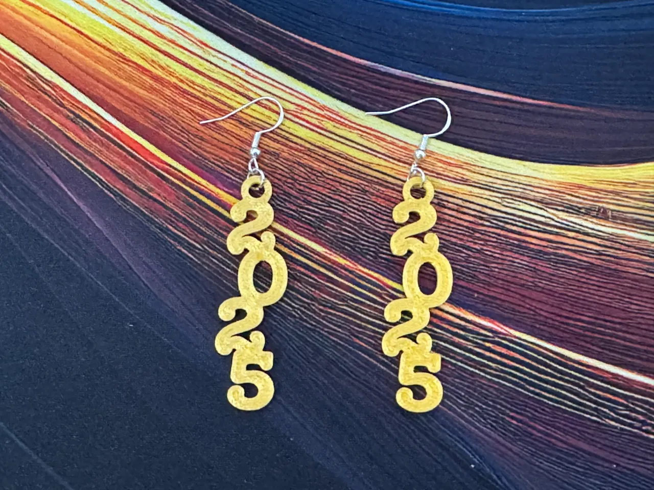 New Year 2025 Earrings view 3