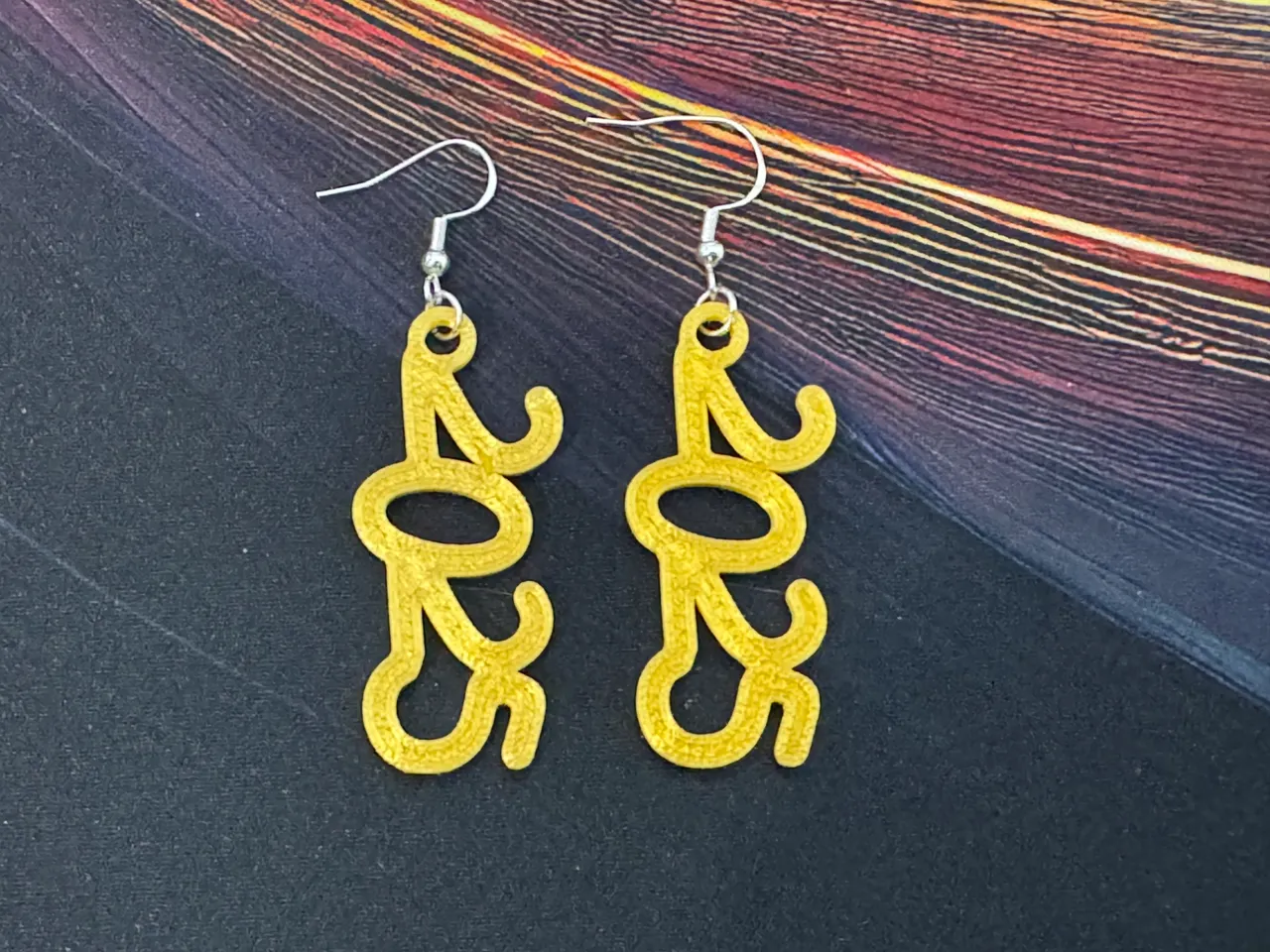 New Year 2025 Earrings view 2