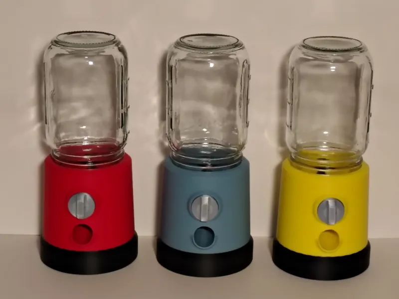 mason jar candy dispenser