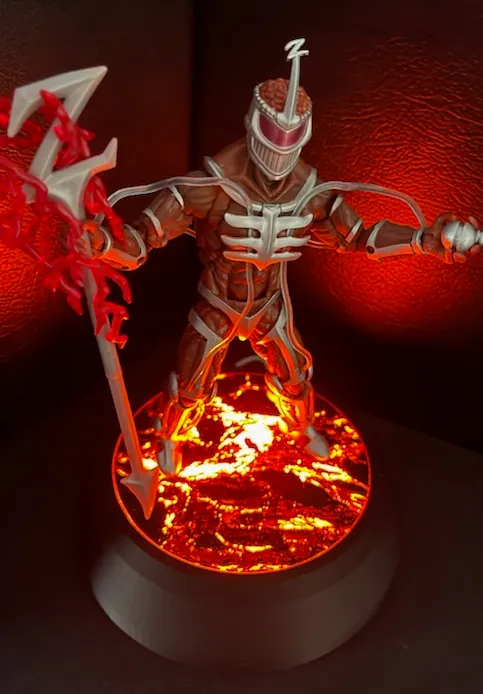 Lighted Action Figure stand (LED Lamp Kit 001)