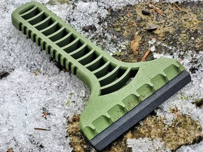 Ice Scraper With Replacable Blade