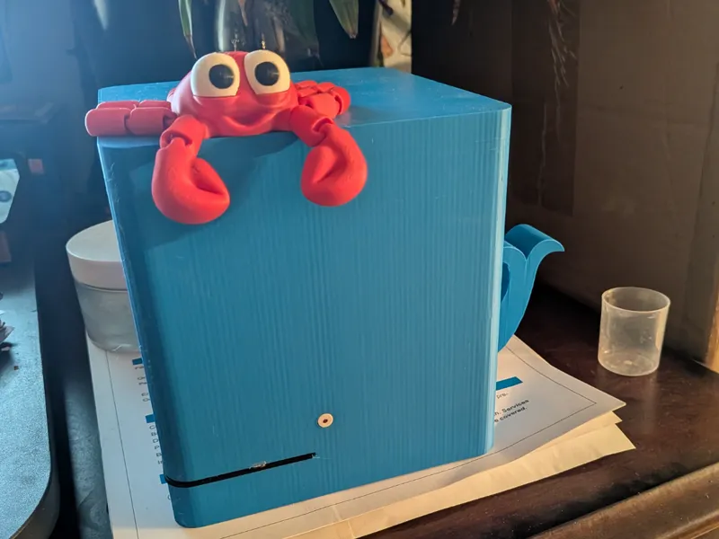 Tissue box cover Whale shaped for Costco boxes