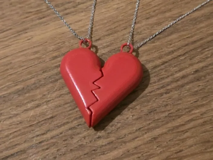 Pendentif Cœur Séparable – Duo Parfait 