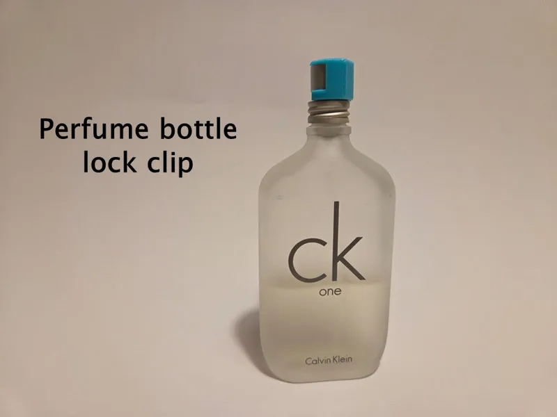 CK perfume bottle lock clip - Calvin Klein 50 ml