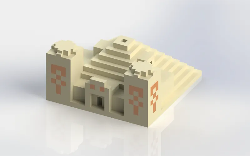 Desert Pyramid of Minecraft 沙漠神殿