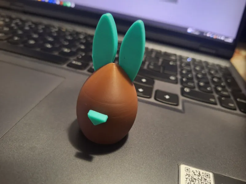 Cute Mini Bunny Easter Egg