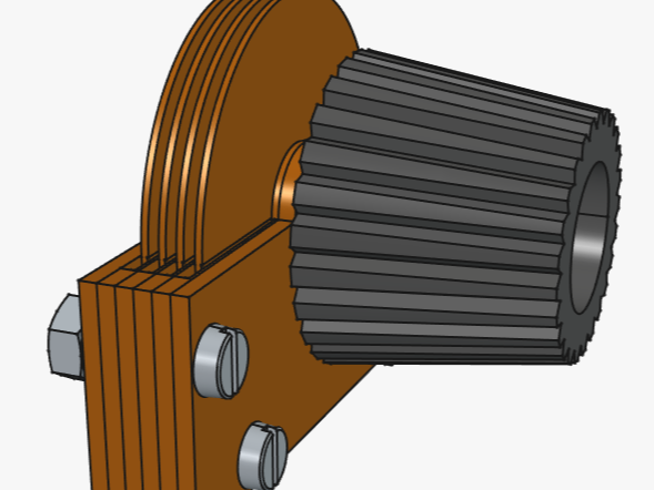 Rotating capacitor - Configurable capacity