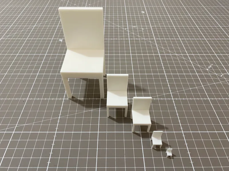 sedia in scala per architettura