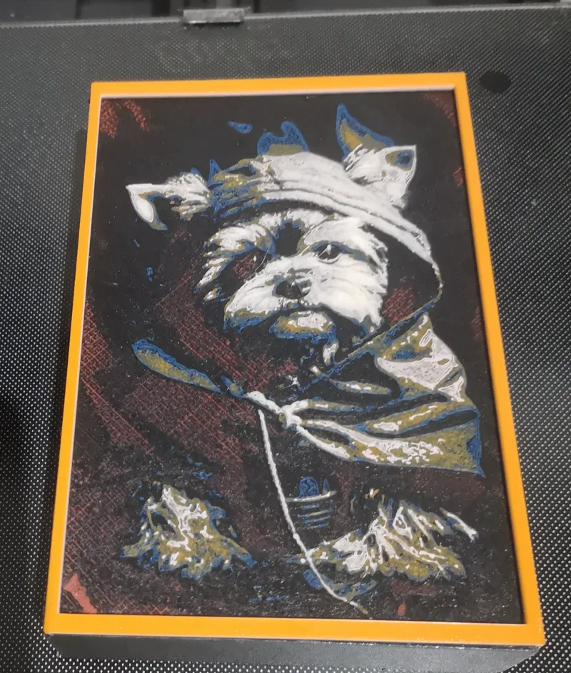 Yorkshire terrier monje hueforge
