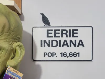 Eerie Indiana Town Sign (Welcome Sign)