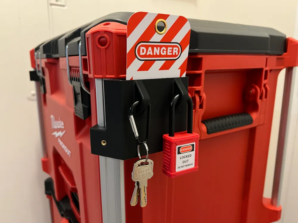 Milwaukee Packout Lockout Tagout Holder by ToolTechOutdoor - MakerWorld