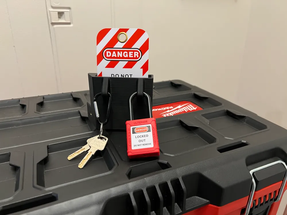 Milwaukee Packout Lockout Tagout Holder by ToolTechOutdoor MakerWorld ...