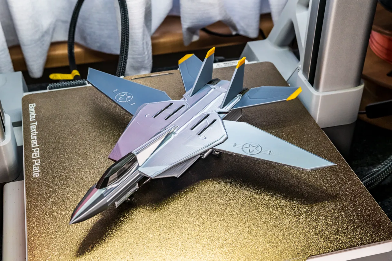Fighter Jet F14 Tomcat view 2