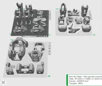 Armure 500% - 0.16mm couche, 3 murs, 15% remplissage
