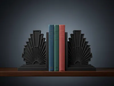 Art Deco Bookends
