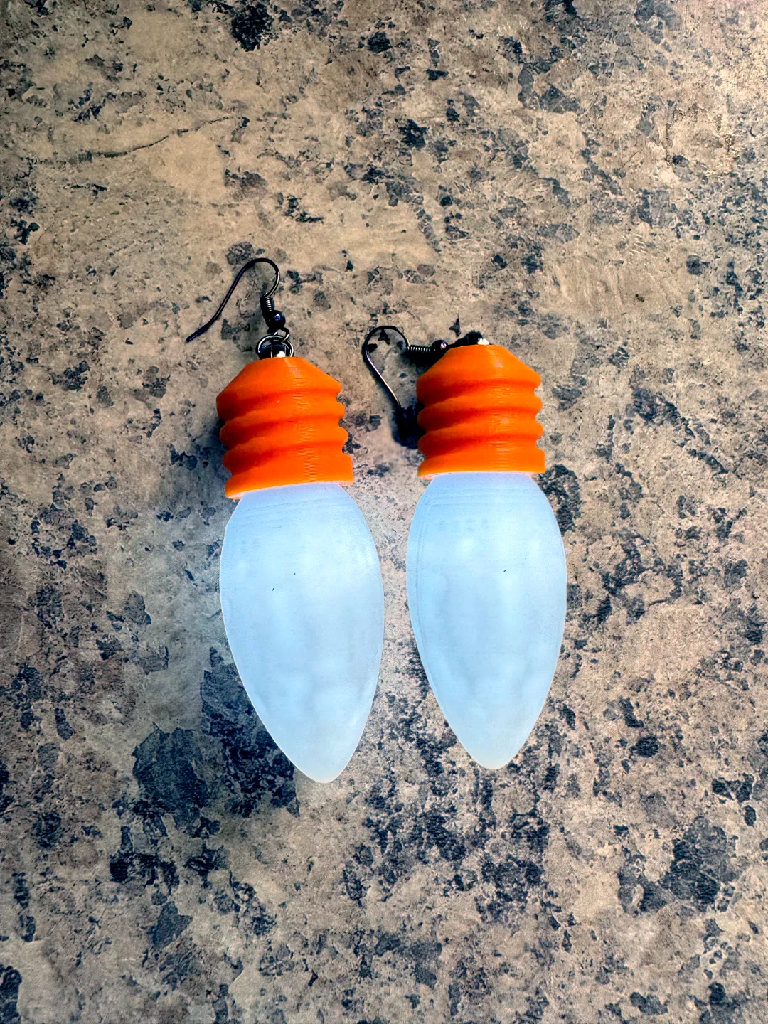 Large Christmas Light up Earring or Keychain view 3