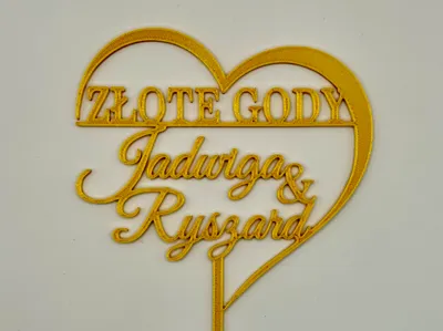 Topper - Golden Wedding Jadwiga & Ryszard