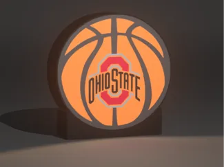 Ohio State University Basketball Lightbox